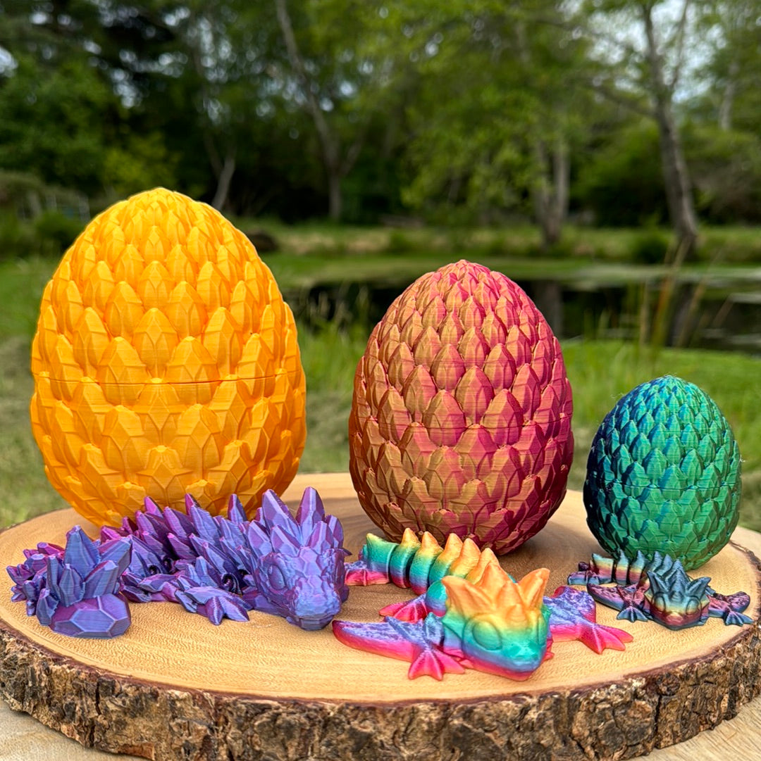 Medium Dragon Egg with Wyvern