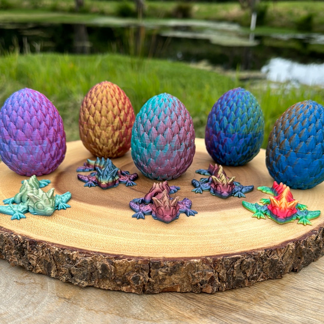 Small Dragon Egg with Tiny Wyvern