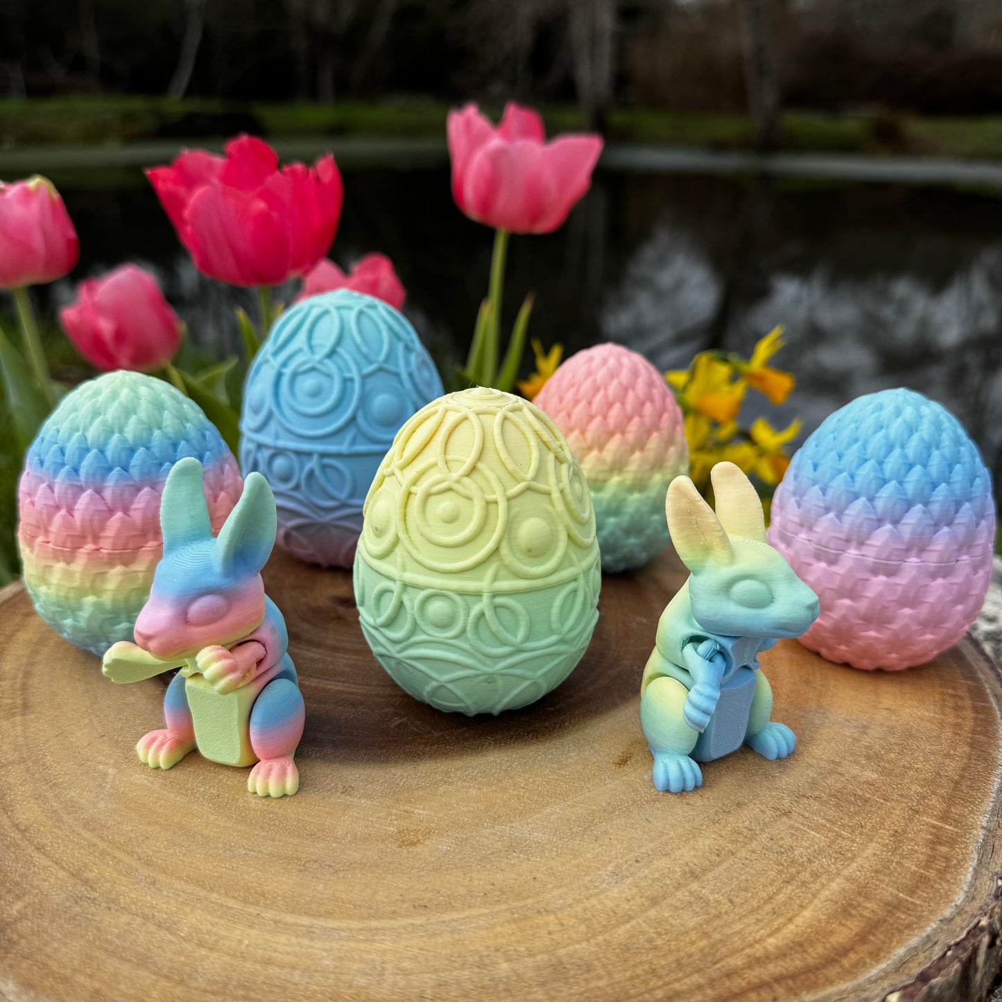 Bunny with Ornate Egg