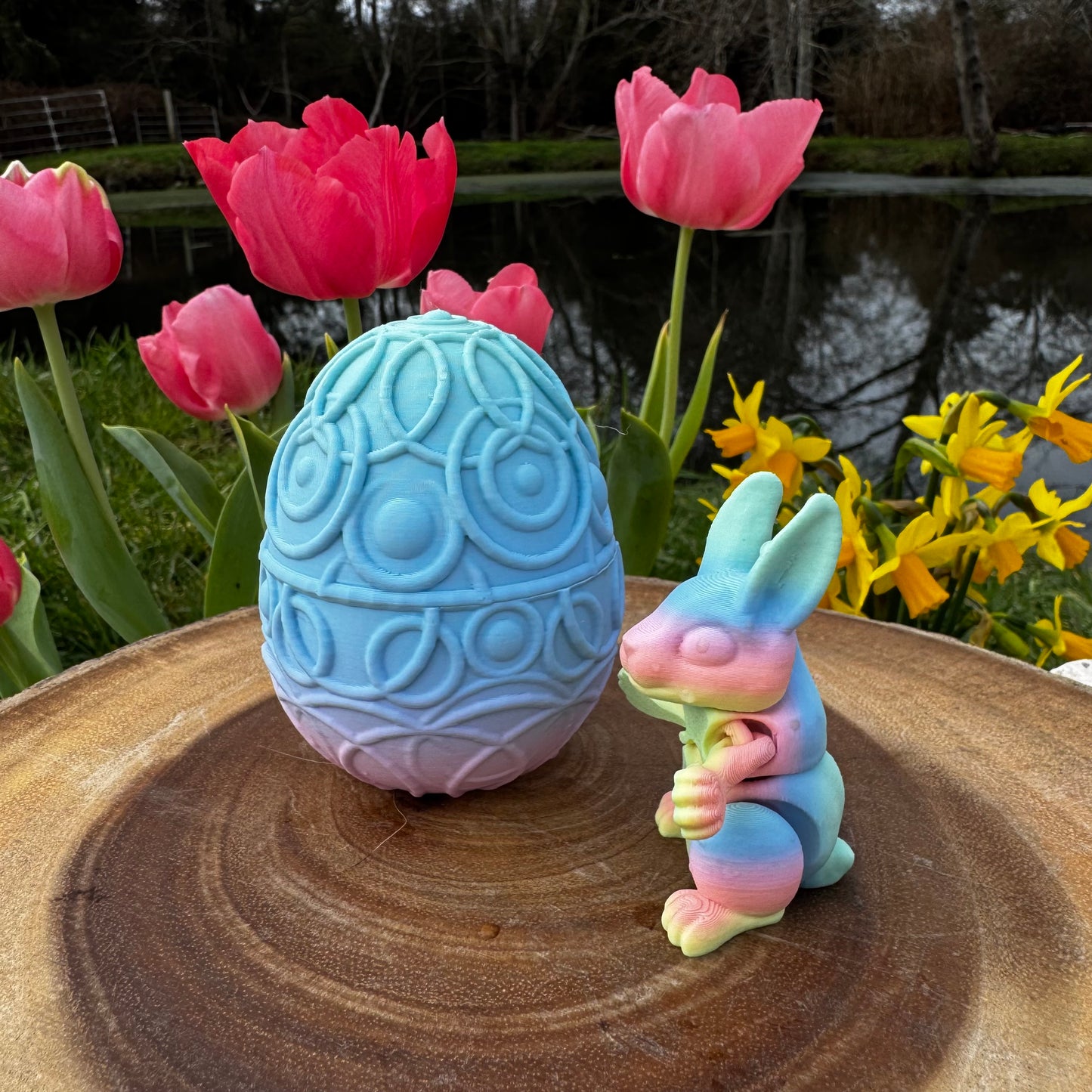 Bunny with Ornate Egg