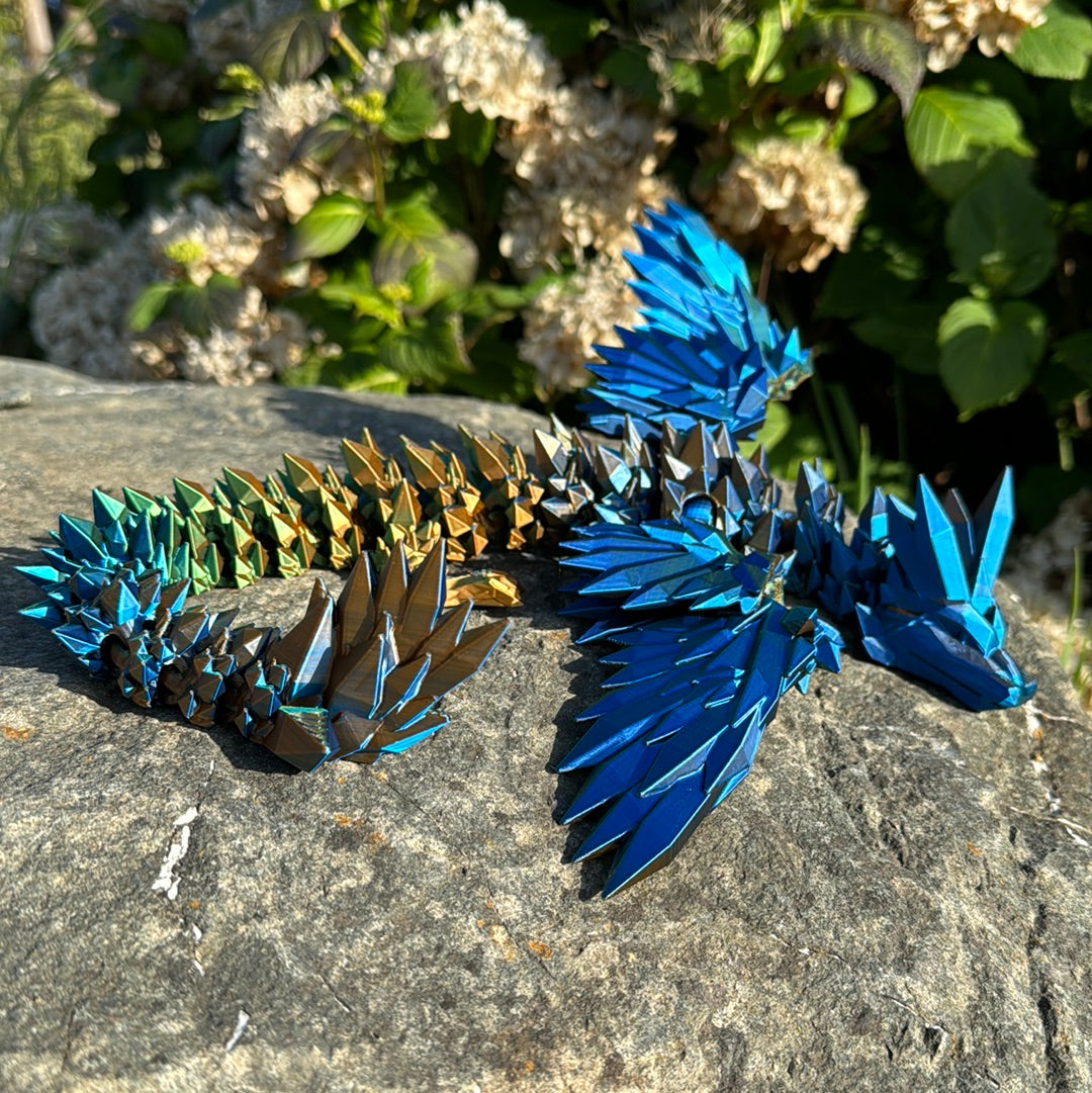 Large Crystal Winged Dragon