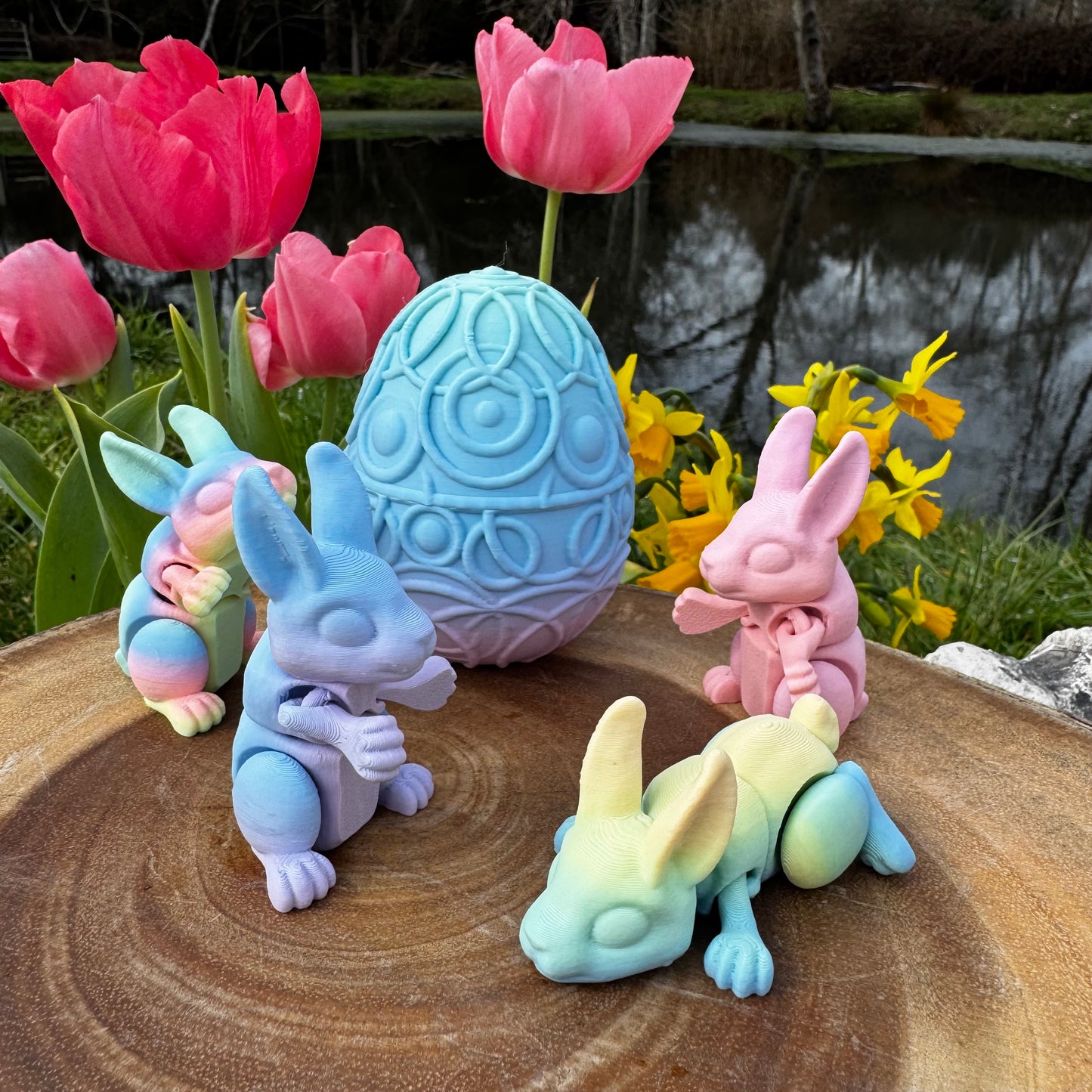 Bunny with Ornate Egg