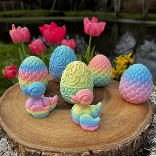 Duckling with Ornate Egg